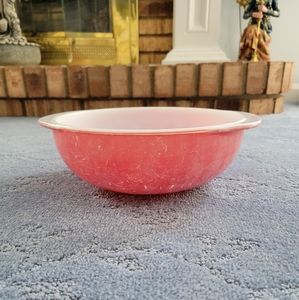Pink Flamingo Pyrex Bowl